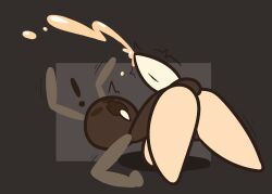ant_(mallow_on_a_stick), mallow_on_a_stick, !, 1boy, after_masturbation