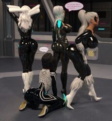 black_cat_(edge_of_time), black_cat_(marvel), black_cat_2099, cindy_moon, felicia_hardy