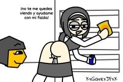 fiorella_sofia_quispe_nawi, pe-na_(the_p-club), the_p-club, xgarex, 2girls