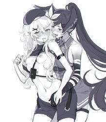 pomu_rainpuff, pomu_rainpuff_(3rd_costume), selen_tatsuki, selen_tatsuki_(2nd_costume), nijisanji