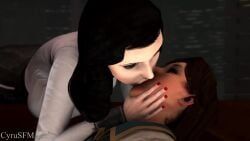 elizabeth_comstock, bioshock, bioshock_infinite, cyru_sfm, 2girls