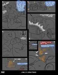 mimic_chest, cherryterror, anthro, apode, blue_eyes