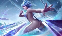 frostblade_irelia, irelia_xan, league_of_legends, snowdown_series, winter_wonderland_series