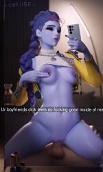 amelie_lacroix, rumi_(kpop_demon_hunters), rumi_(kpop_demon_hunters)_(cosplay), widowmaker, blizzard_entertainment