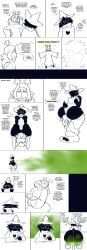 noelle_holiday, ralsei, ralsei_with_black_fur, deltarune, undertale_(series)