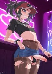 nate_(pokemon), pokemon, thelie314, 1boy, 1femboy
