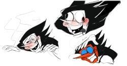 spamton_g_spamton, deltarune, ahe_gao, ahegao_face, blissed_out