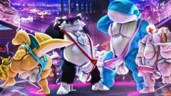 blastoise, blissey, charizard, clefable, dragonite