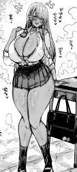 big_breasts, blush, breasts, female, female_focus