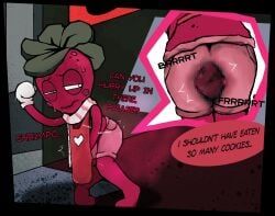 sprout_(dandy's_world), dandy's_world, blkberri, censored, fart