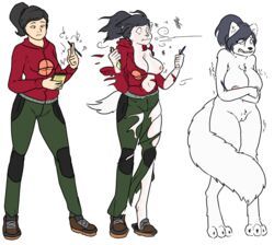 dommerik, prurientpie, 1girls, anthro, arctic_fox
