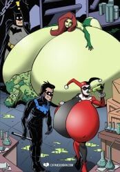 batman, batman_(bruce_wayne), bruce_wayne, dick_grayson, harley_quinn