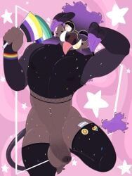 beastto_(retrobeastto), accessory, anthro, ball_tuft, balls