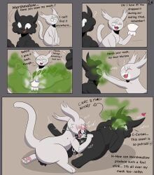 marshmallow_(mewgenics), morana_(mewgenics), mewgenics, rancidwyrm, bodily_fluids