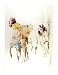 julie_delcourt, 1boy, 1girls, ass, bestiality