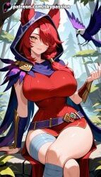 vastaya, xayah, league_of_legends, league_of_legends:_wild_rift, patreon
