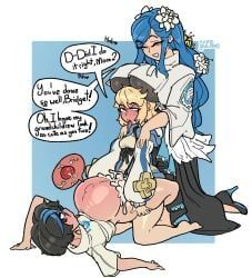 bridget, dizzy_(guilty_gear), queen_dizzy, unika_(guilty_gear), guilty_gear