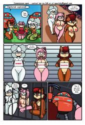 amy_rose, egg_pawn, lanolin_the_sheep_(sonic), sally_acorn, archie_comics