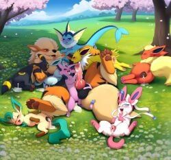 arcanine, eeveelution, espeon, flareon, generation_1_pokemon