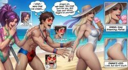 emma_frost, emma_frost_(marvel_rivals), emma_frost_(white_wave_queen), peter_parker, psylocke