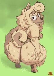 wendy_(bluey), bluey_(series), sheeplygoatus, anthro, anus