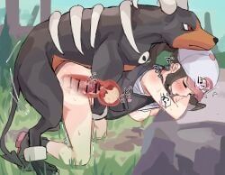 hilda_(pokemon), houndoom, pokemon_(species), pokemon, dosukebe_rabbit