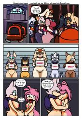 amy_rose, egg_pawn, honey_the_cat, rouge_the_bat, tangle_the_lemur
