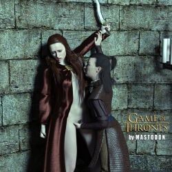 arya_stark, sansa_stark, a_song_of_ice_and_fire, game_of_thrones, mastodon