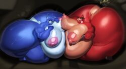 bonnie_(fnaf), foxy_(fnaf), five_nights_at_freddy's, justmegabenewell, 2boys