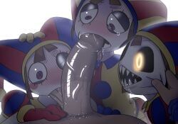 evil_pomni_(the_amazing_digital_circus), pomni_(the_amazing_digital_circus), possessed_pomni, the_amazing_digital_circus, endofeminal
