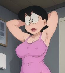 tamako_nobi, doraemon, boobs, female, glasses