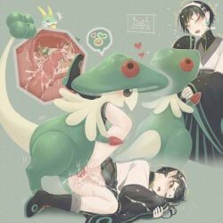 breloom, generation_3_pokemon, generation_5_pokemon, pokemon_(species), serperior