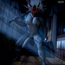 the_oni_(dead_by_daylight), asian_mythology, dead_by_daylight, east_asian_mythology, japanese_mythology