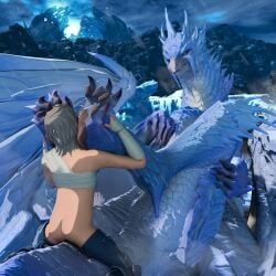 velkhana, capcom, monster_hunter, monster_hunter_stories, monster_hunter_stories_3:_twisted_reflection