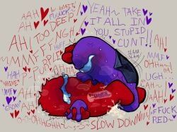 among_us_purple, among_us_red, among_us, among_us_(series), balls_deep