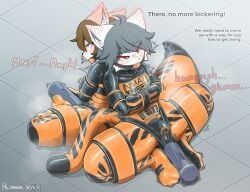hiconnen, anthro, arms_tied, ball_gag, bdsm