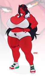 chromapan, 2_horns, abs, balls, big_balls