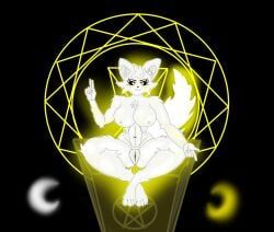 girlkisser, neonhermit4444, anthro, baphomet_(mythology), breasts