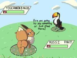 eevee, generation_1_pokemon, generation_7_pokemon, pokemon_(species), toucannon