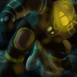 big_daddy_(bioshock), splicer, 2k_games, bioshock, fledgedragonfox