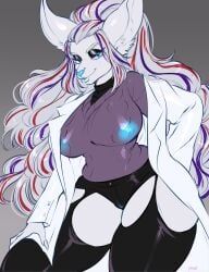 yuwi-cyu, anthro, big_breasts, bottomwear, breasts