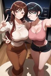 mizuhara_chizuru, sarashina_ruka, kanojo_okarishimasu, patreon, infinitewaifus