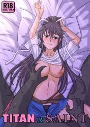 kanzaki_kaori, to_aru_majutsu_no_index, wacum, 1girls, black_hair