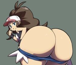 hilda_(pokemon), pokemon, ass, big_ass, blue_eyes