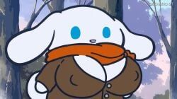 cinnamoroll, sanrio, big_breasts, breasts, nipples_visible_through_clothing