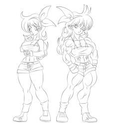 lunch_(dragon_ball), dragon_ball, siegfried129, abs, biceps
