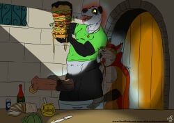 pandapower897, whitecolt_productions, animal_genitalia, animal_penis, anthro