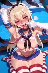 shimakaze_(kancolle), shimakaze_(kantai_collection), kantai_collection, arzagod, 1girls
