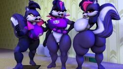 salem_(indigo_park), salem_the_skunk, indigo_park, kabalmystic, 1girl