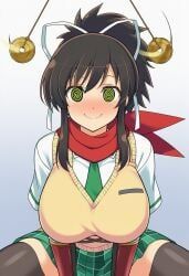 asuka_(senran_kagura), marvelous, senran_kagura, blush, brown_hair